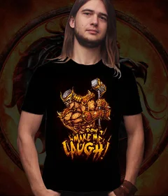 Прикольные футболки: мортал комбат - Dont make me laugh.jpg